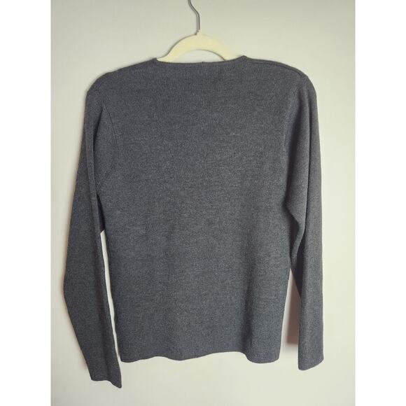 Emanuel Ungaro Vintage sweater sz M wool/cashmere old Money capsule Wardrobe - Picture 2 of 6